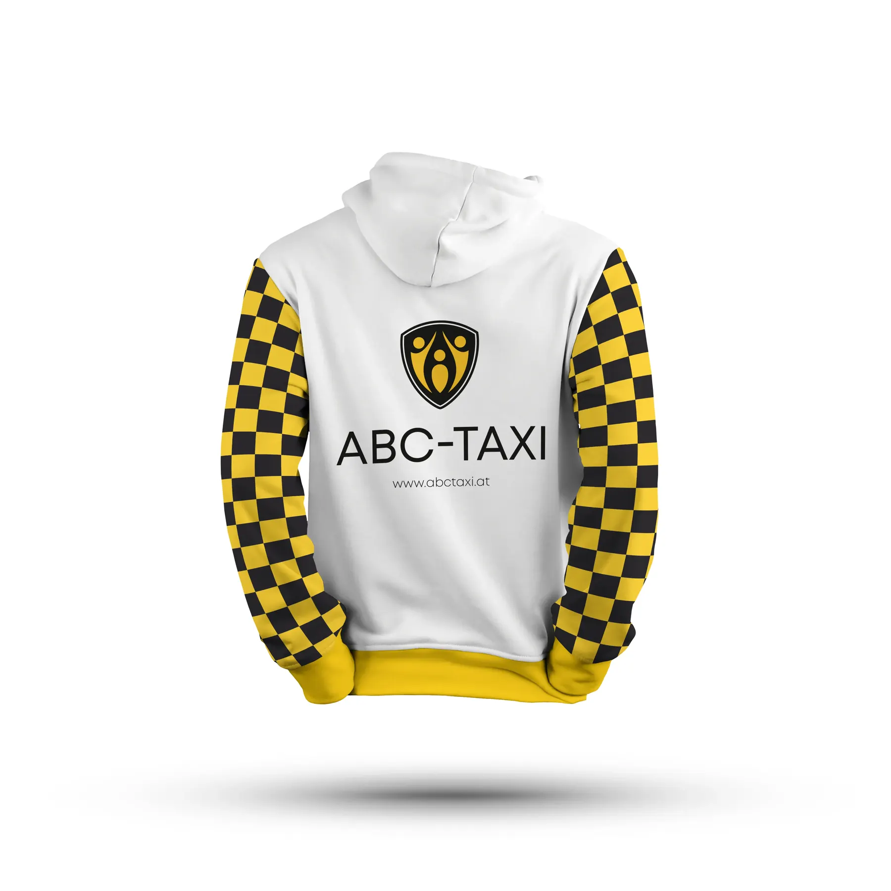 Arbeitskleidung von ABC Taxi, Vorderseite